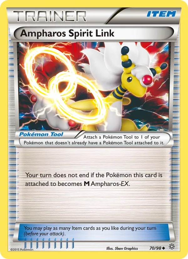Ampharos Spirit Link #70 – Ancient Origins card
