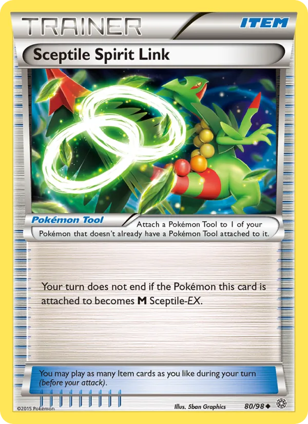 Sceptile Spirit Link #80 – Ancient Origins card