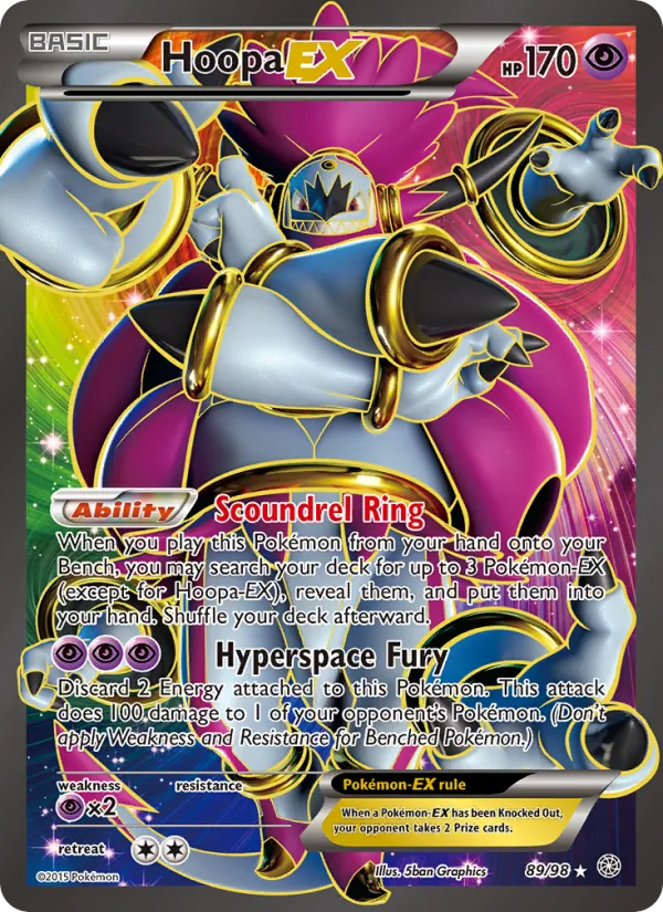 Hoopa EX #89 – Ancient Origins card