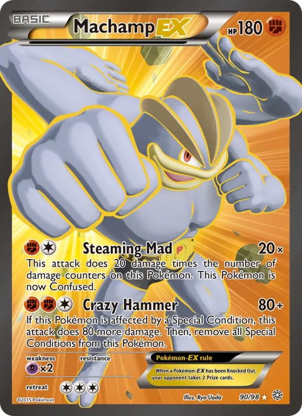 Machamp EX #90 – Ancient Origins card