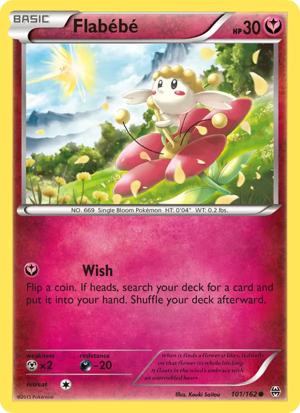 Flabébé #101 – BREAKthrough card