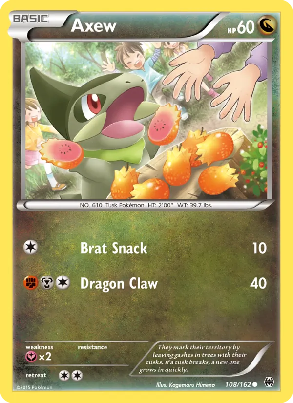 Axew #108 – BREAKthrough card