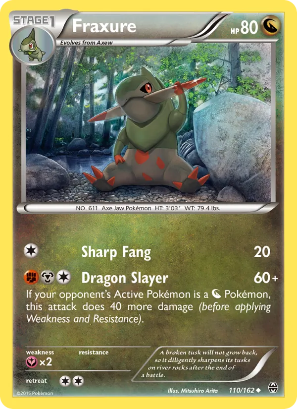 Fraxure #110 – BREAKthrough card