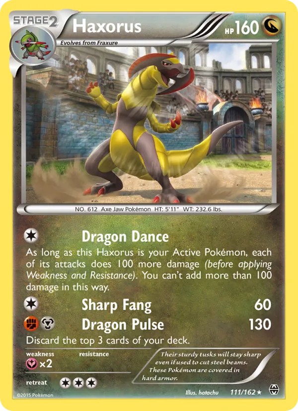 Haxorus #111 – BREAKthrough card