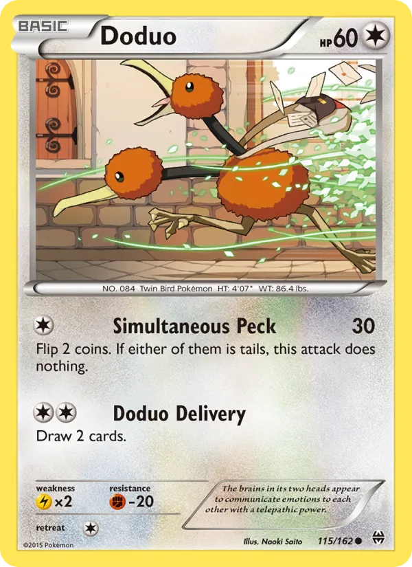 Doduo #115 – BREAKthrough card