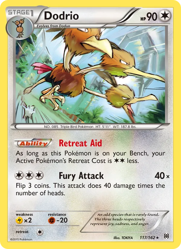 Dodrio #117 – BREAKthrough card