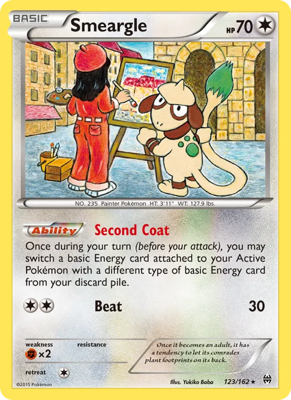 Smeargle #123 – BREAKthrough card