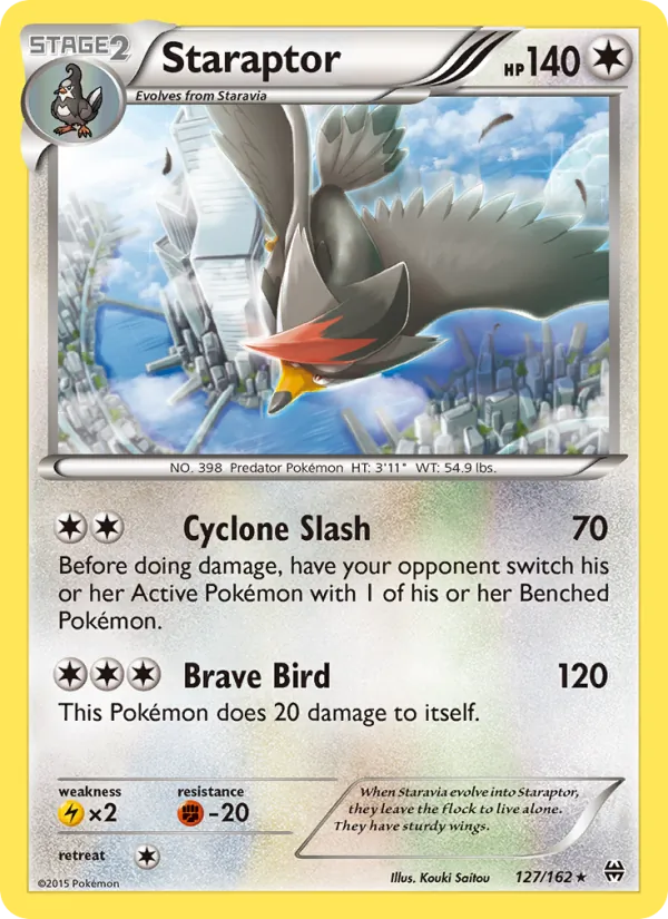 Staraptor #127 – BREAKthrough card