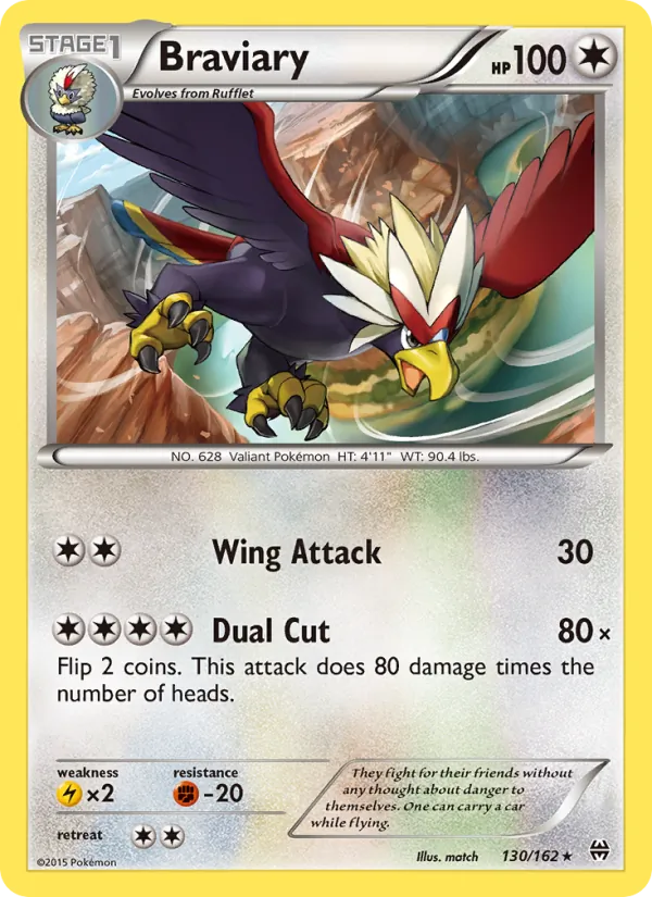 Braviary #130 – BREAKthrough card