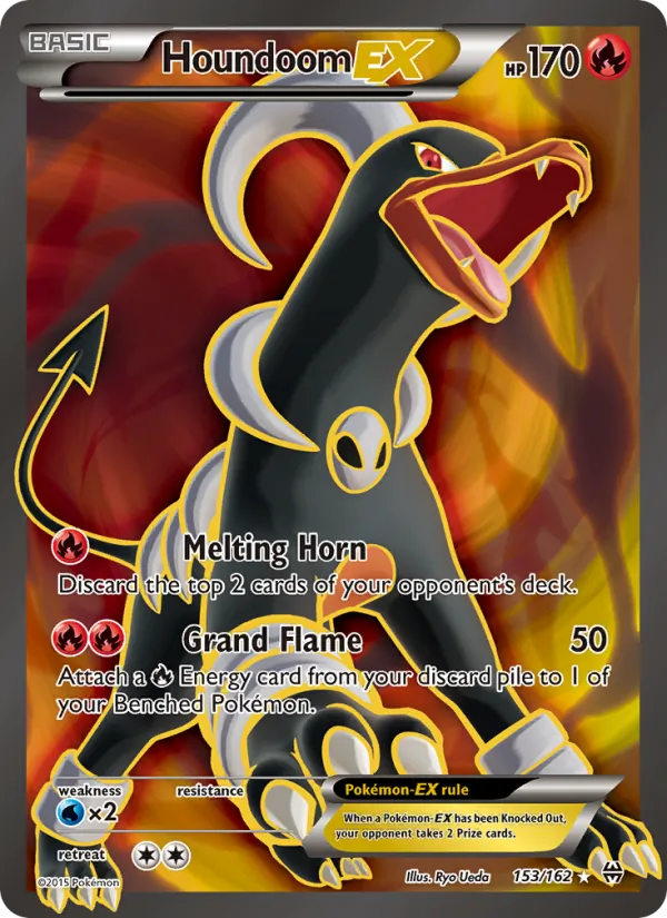 Houndoom EX #153 – BREAKthrough card