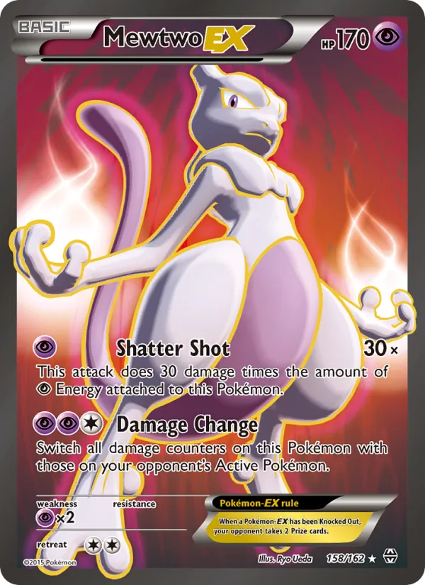 Mewtwo EX #158 – BREAKthrough card