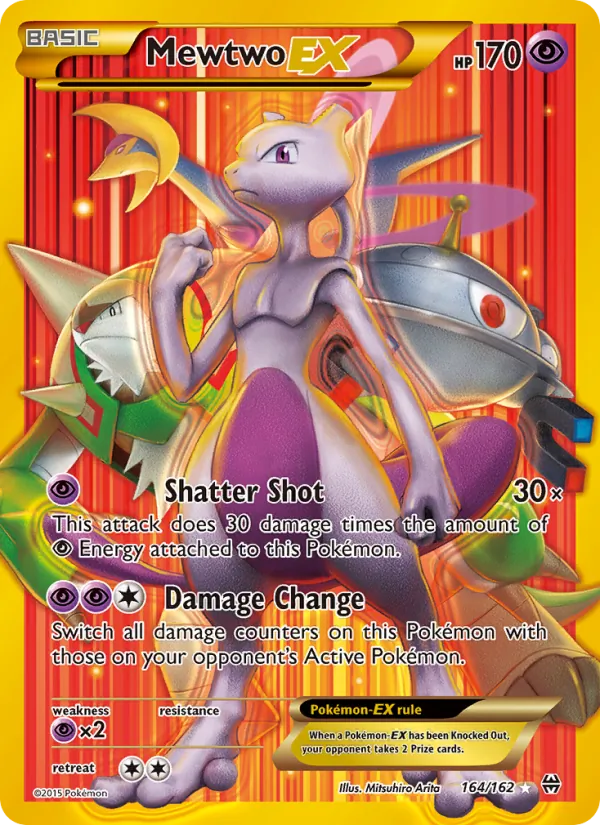Mewtwo EX #164 – BREAKthrough card
