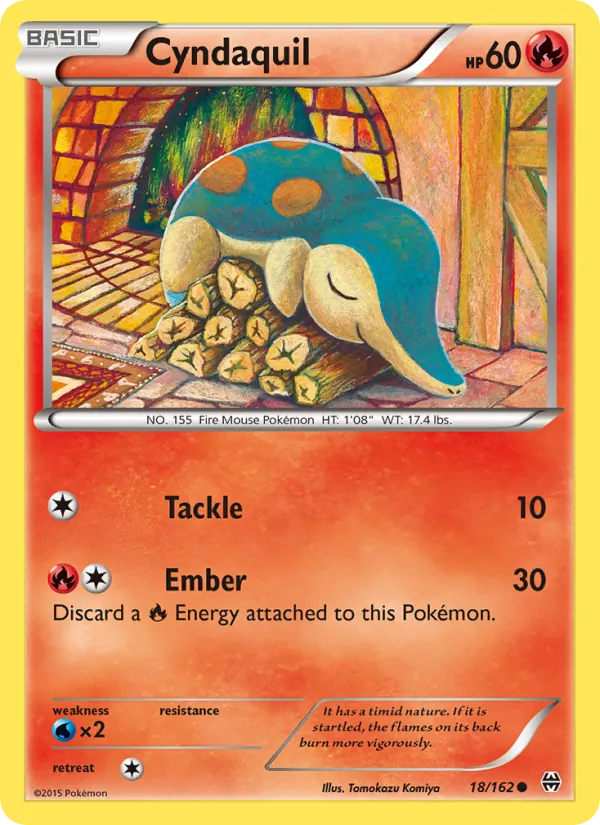 Cyndaquil #18 – BREAKthrough card