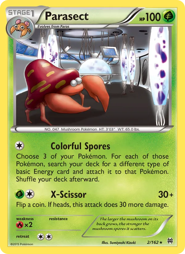 Parasect #2 – BREAKthrough card