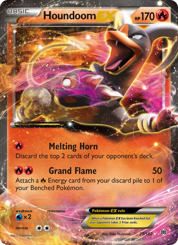 Houndoom EX #21 – BREAKthrough card