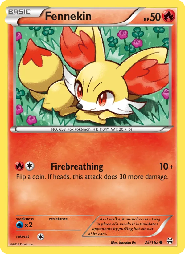 Fennekin #25 – BREAKthrough card