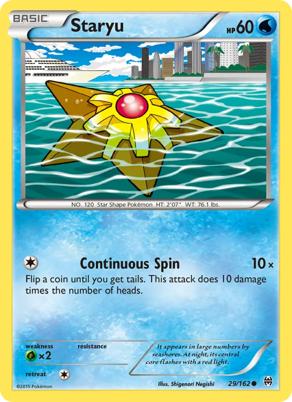 Staryu #29 – BREAKthrough card