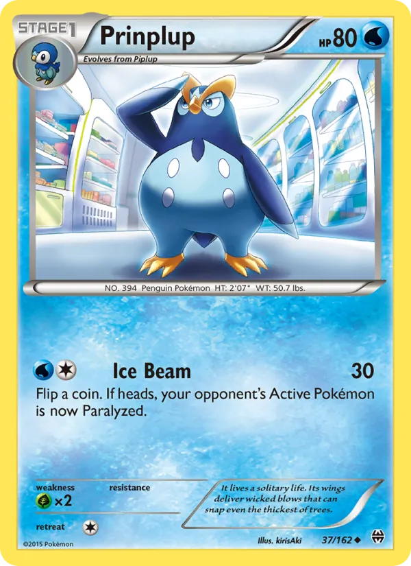 Prinplup #37 – BREAKthrough card