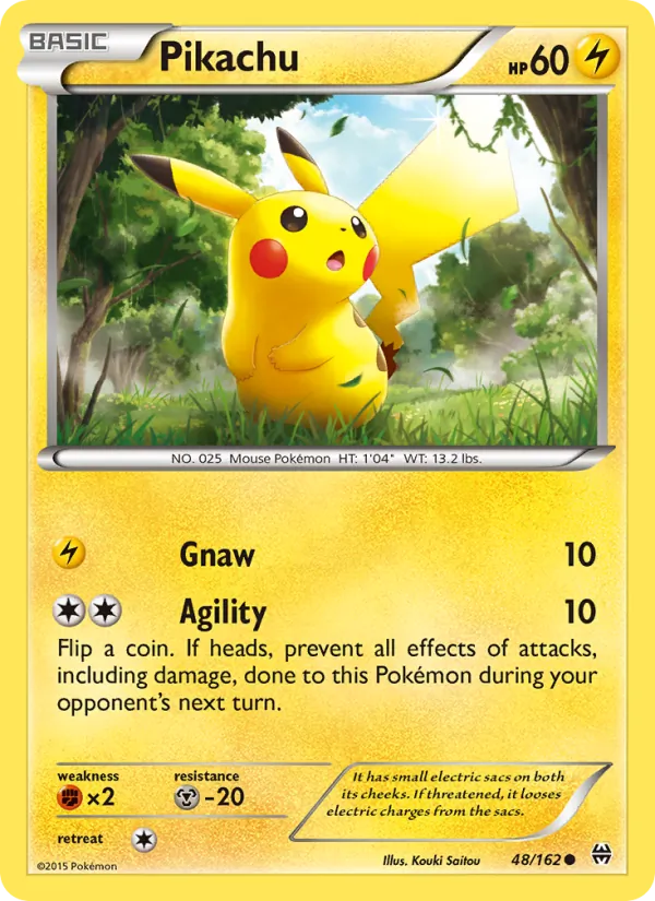 Pikachu #48 – BREAKthrough card