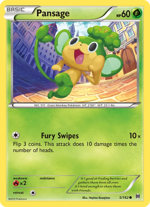 Pansage #5 – BREAKthrough card