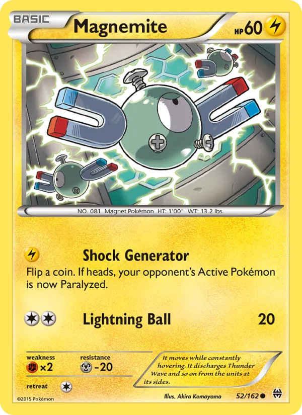 Magnemite #52 – BREAKthrough card