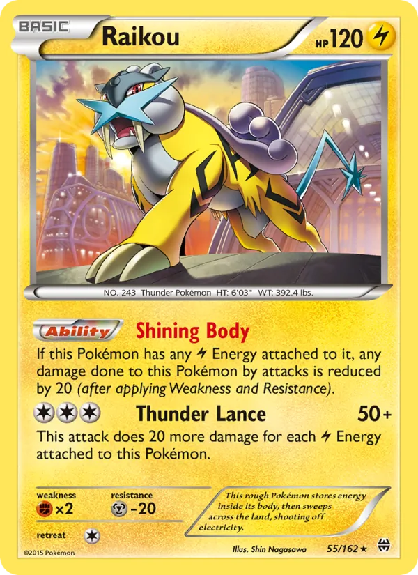 Raikou #55 – BREAKthrough card