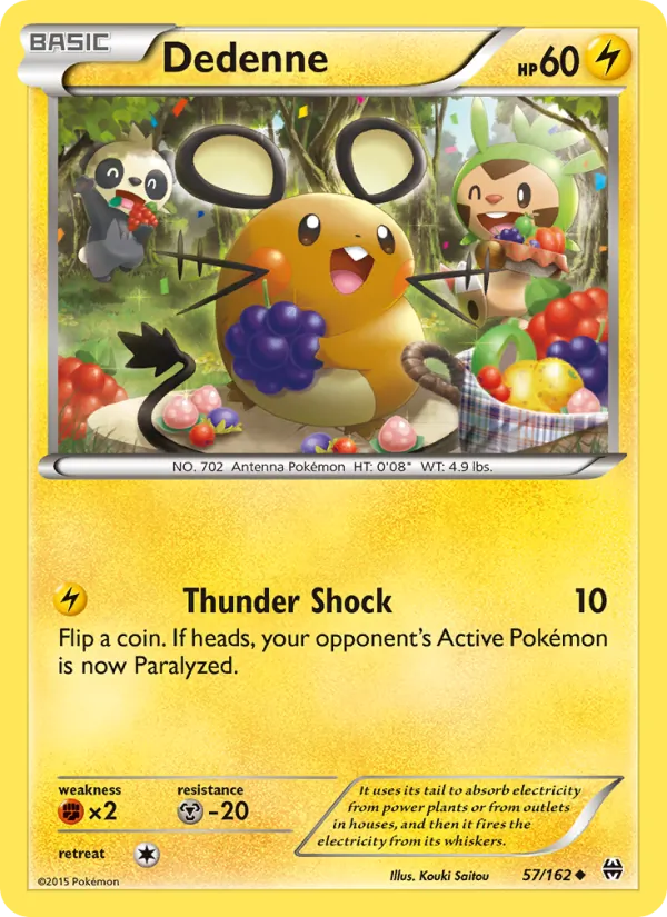 Dedenne #57 – BREAKthrough card