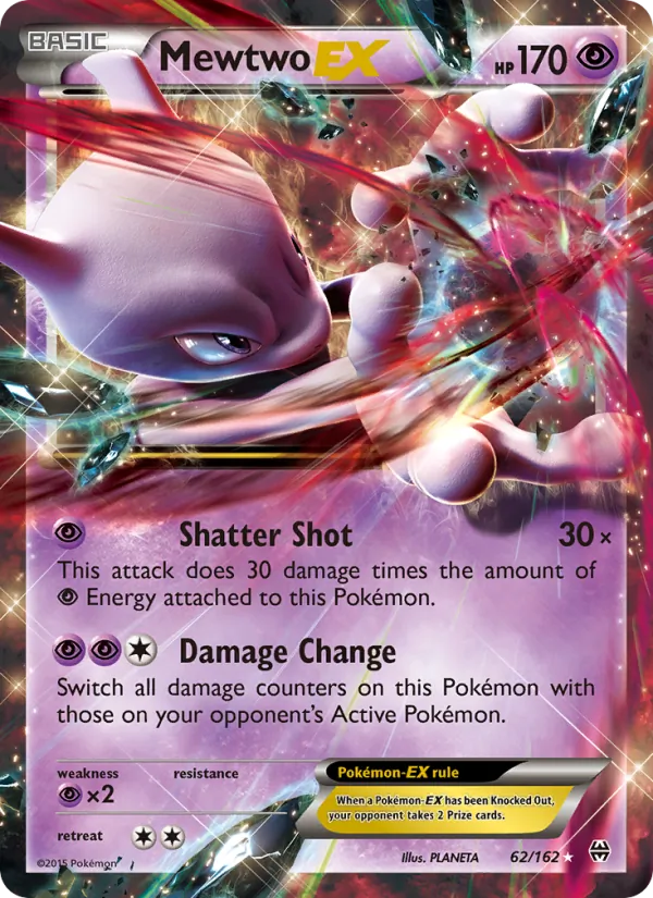 Mewtwo EX #62 – BREAKthrough card