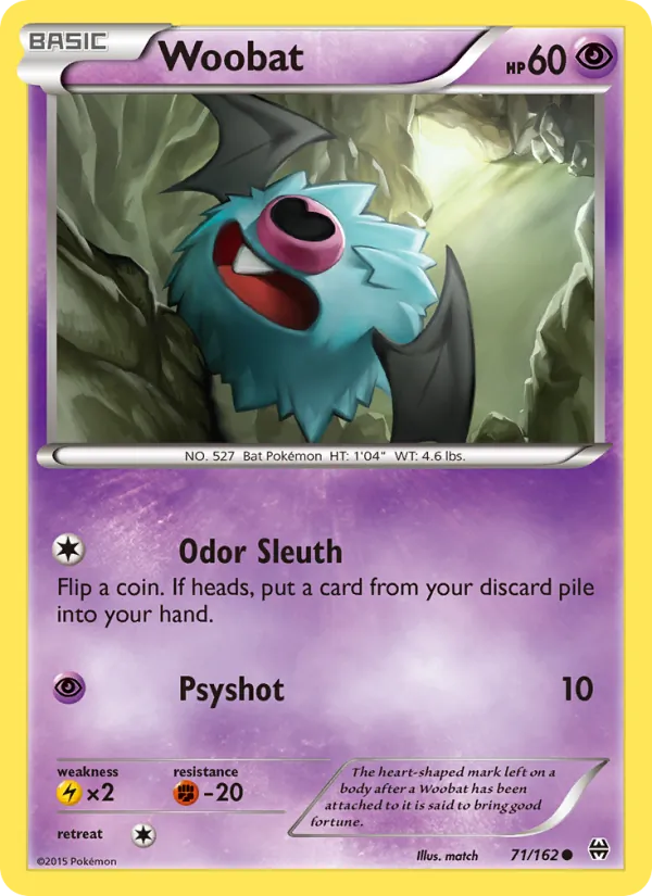 Woobat #71 – BREAKthrough card