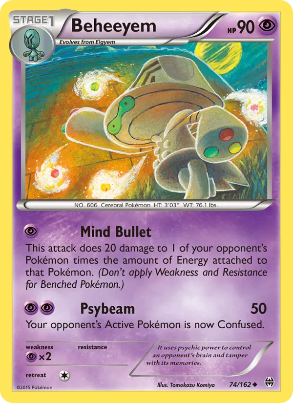 Beheeyem #74 – BREAKthrough card