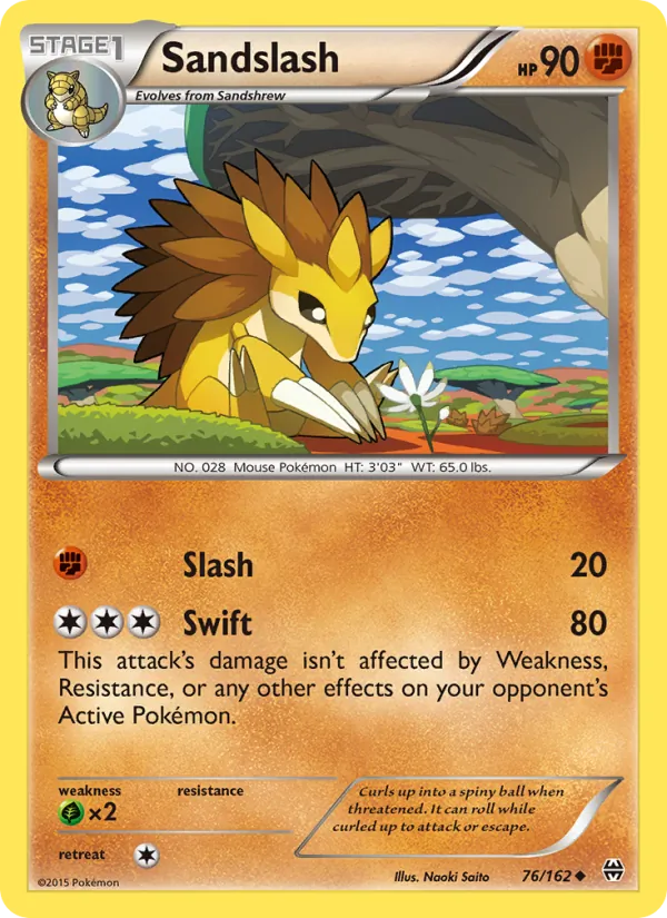 Sandslash #76 – BREAKthrough card