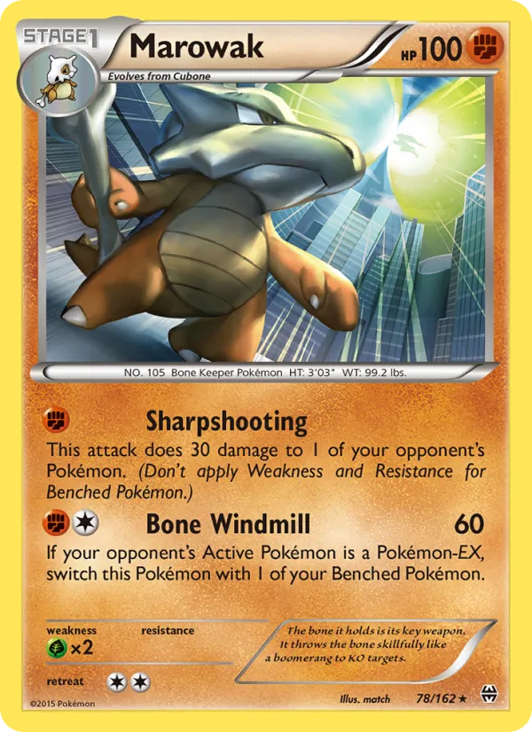 Marowak #78 – BREAKthrough card