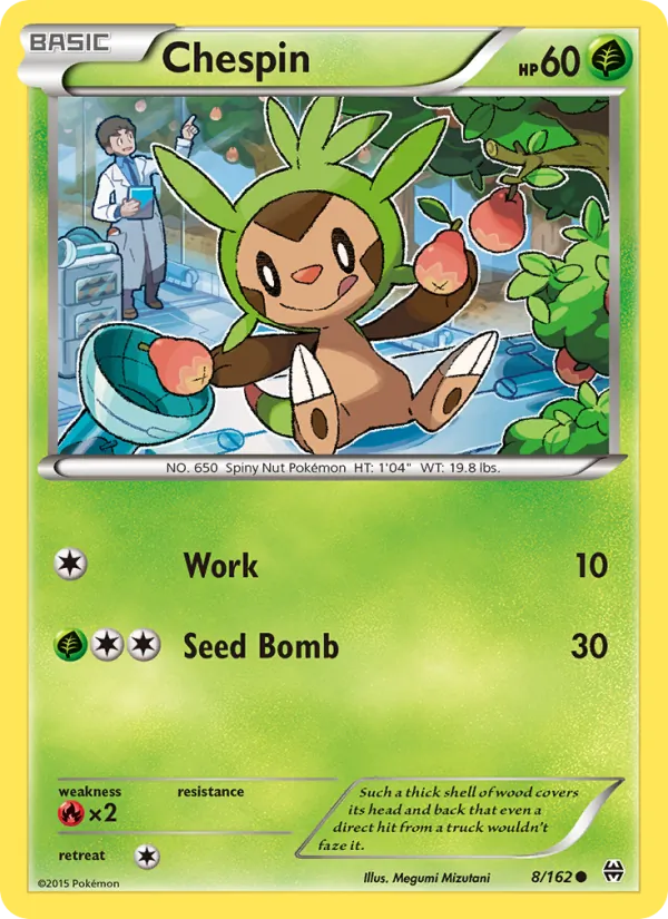 Chespin #8 – BREAKthrough card