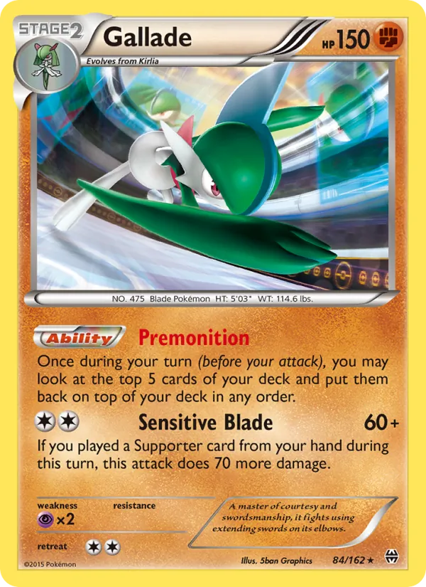 Gallade #84 – BREAKthrough card