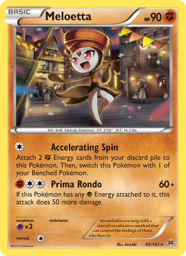 Meloetta #85 – BREAKthrough card