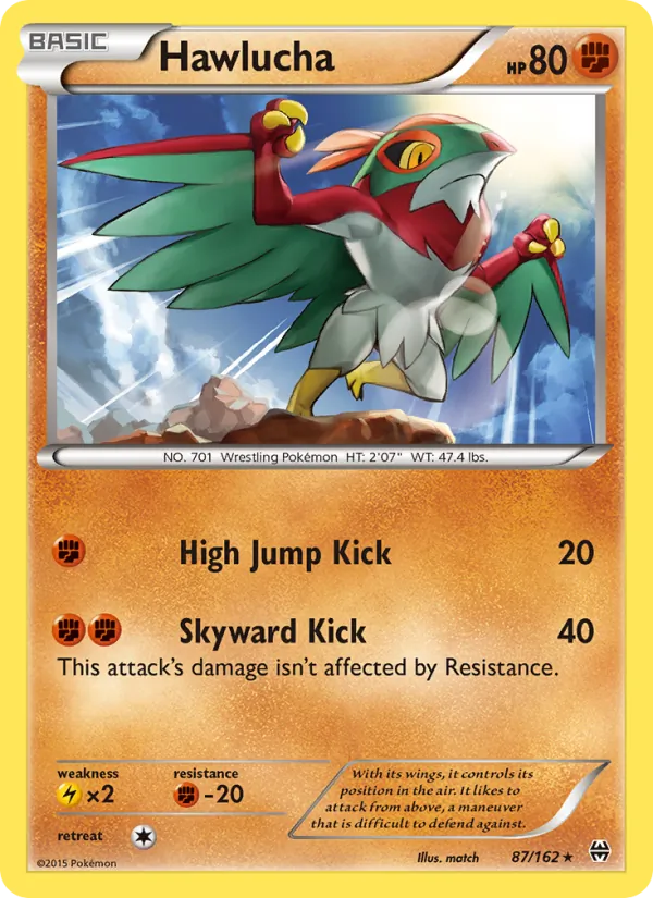 Hawlucha #87 – BREAKthrough card