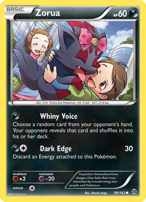 Zorua #90 – BREAKthrough card