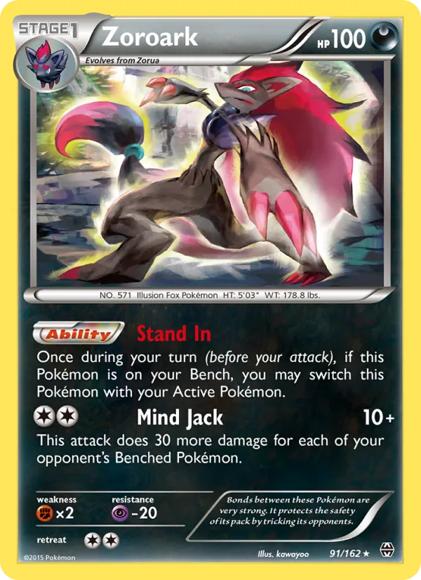 Zoroark #91 – BREAKthrough card