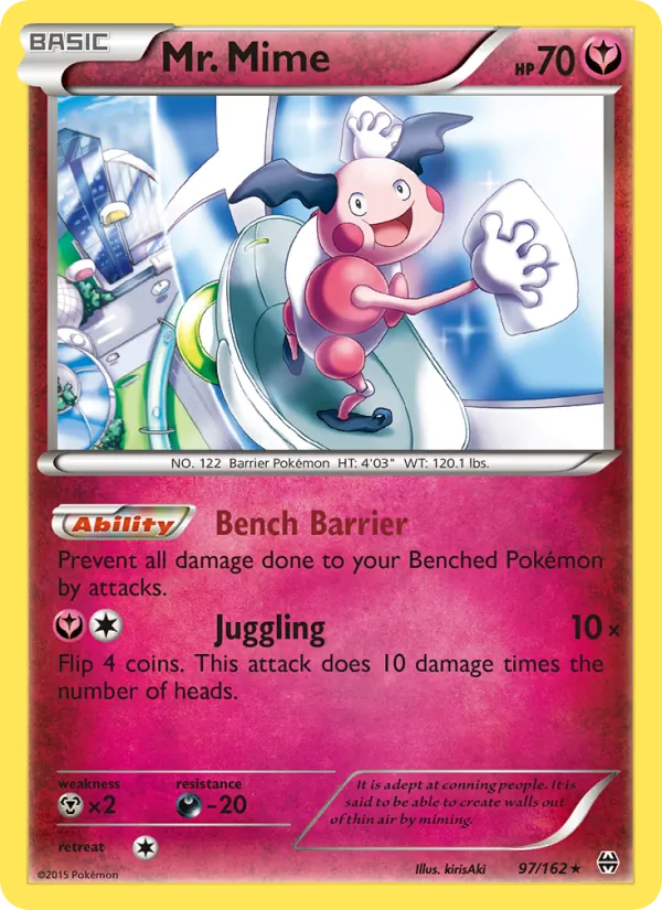 Mr. Mime #97 – BREAKthrough card