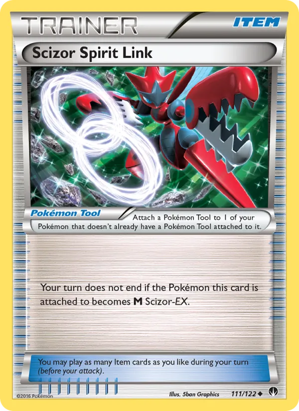 Scizor Spirit Link #111 – BREAKpoint card