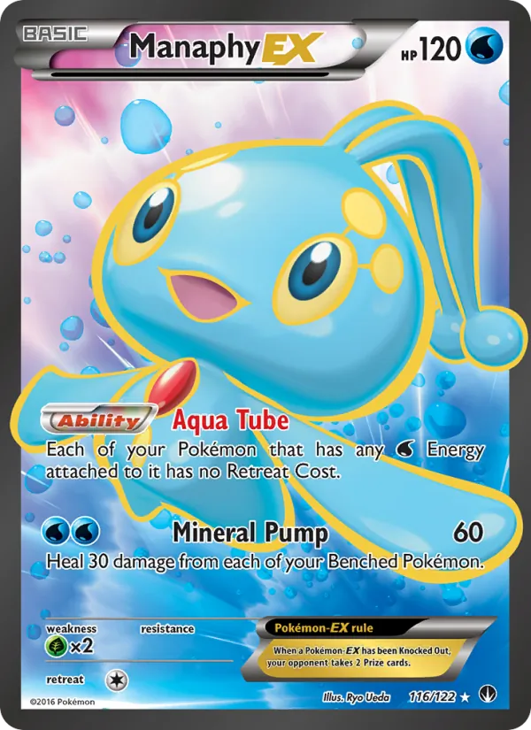 Manaphy EX #116 – BREAKpoint card