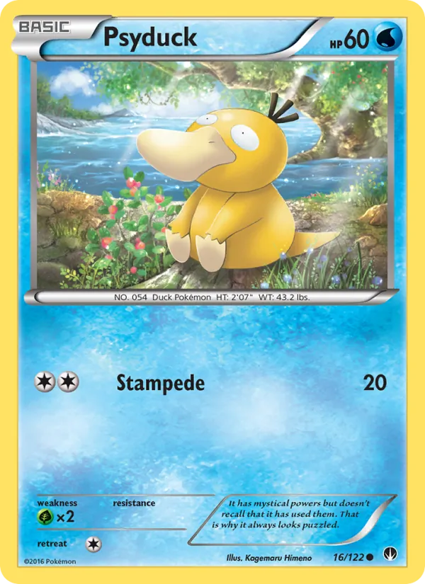 Psyduck #16 – BREAKpoint card