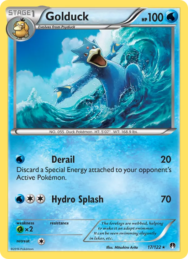 Golduck #17 – BREAKpoint card