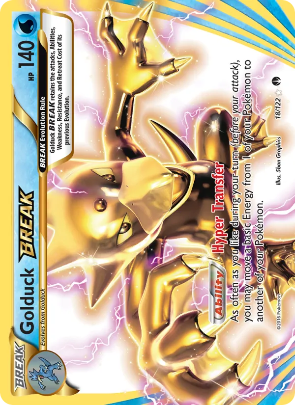 Golduck BREAK #18 – BREAKpoint card