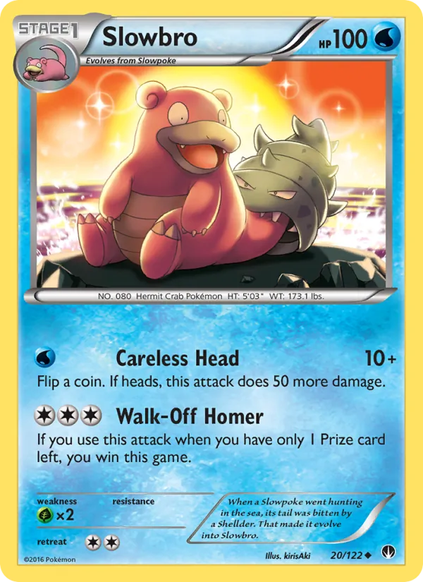 Slowbro #20 – BREAKpoint card