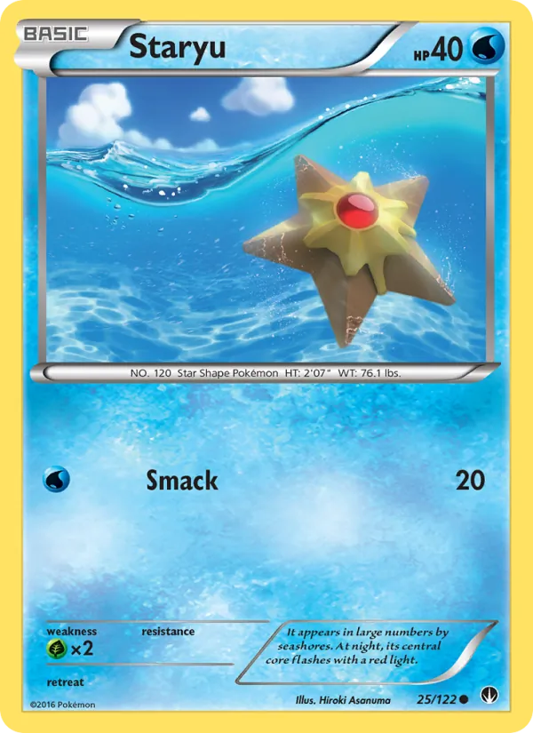 Staryu #25 – BREAKpoint card