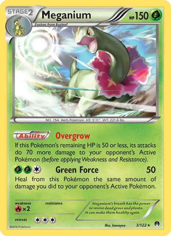 Meganium #3 – BREAKpoint card