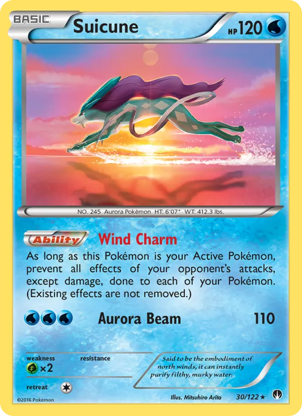 Suicune #30 – BREAKpoint card