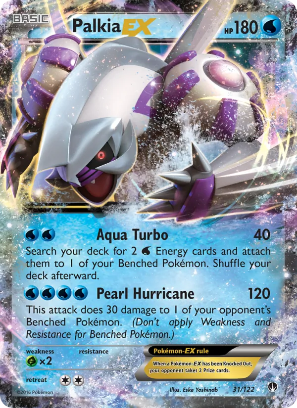 Palkia EX #31 – BREAKpoint card