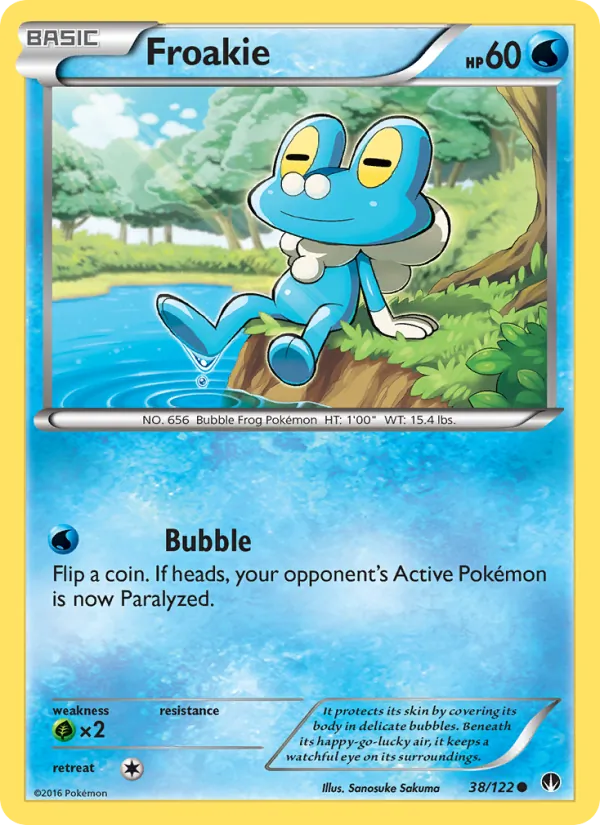 Froakie #38 – BREAKpoint card